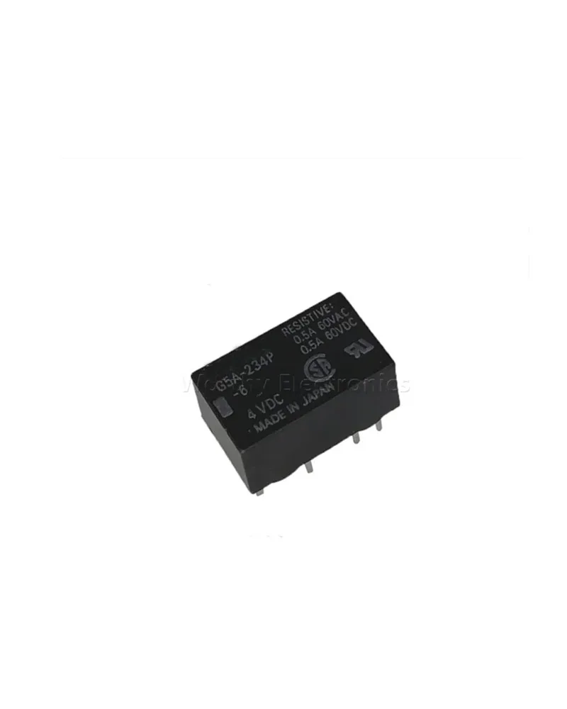 

Free shipping 10pcs/lot G5A-234P-6-DC4V G5A-234P-6 4V Relay New and original