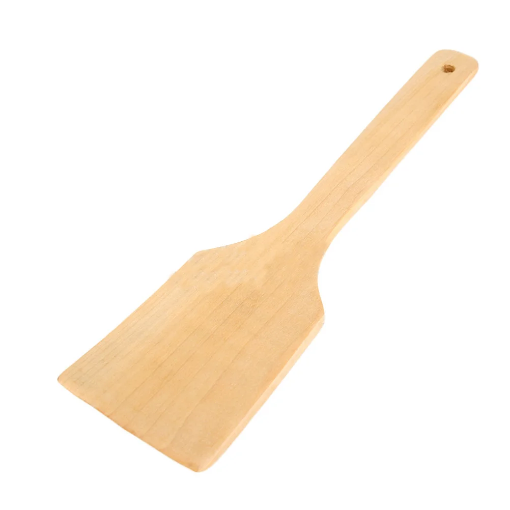 

Non-Stick Spatula Wooden Cooking Utensil Small Square Turner Eco-Friendly Kitchen Accessory Wood Spatula For Cooking Tool