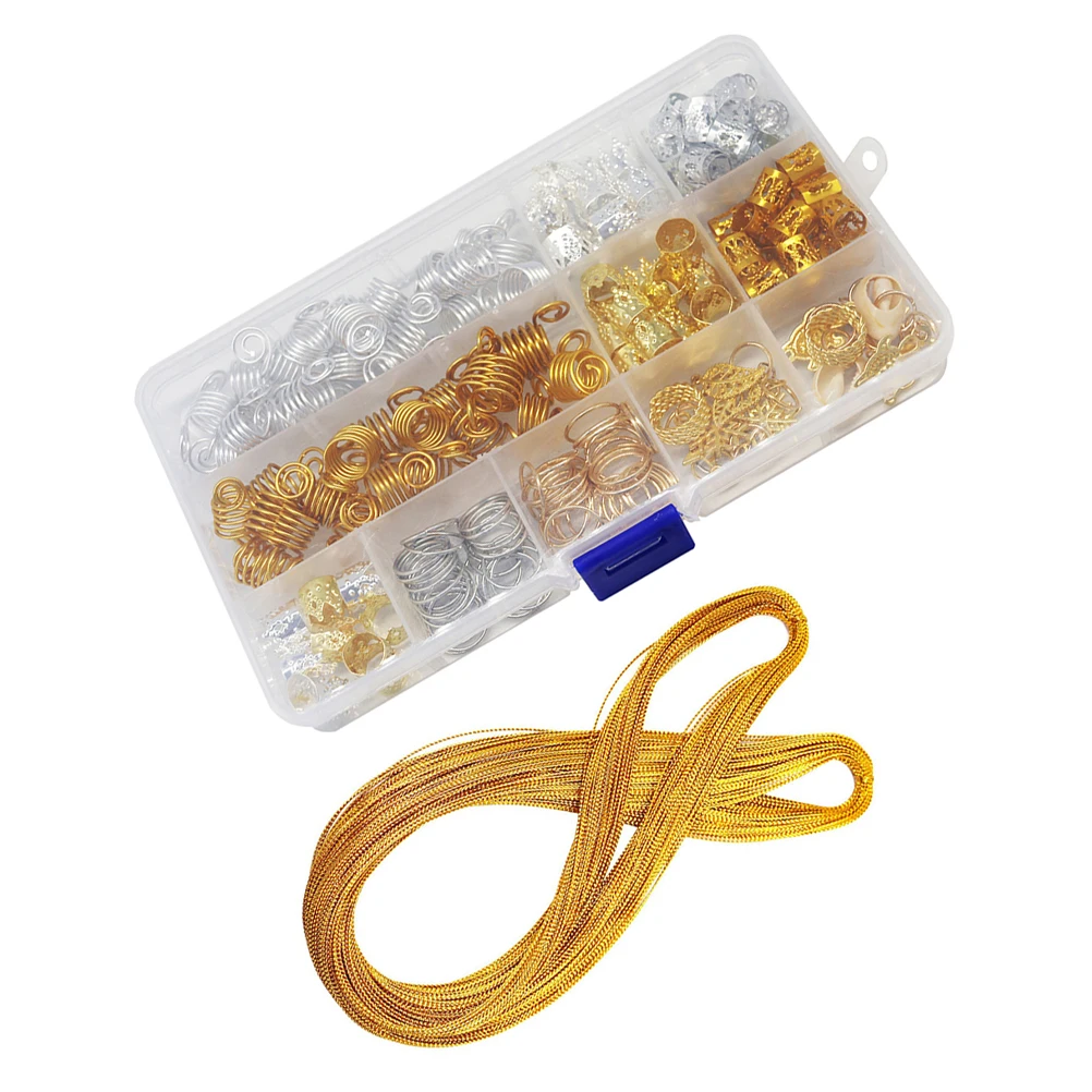 

Dreadlocks Hair Rings Braids Jewelry Zinc Alloy Polyester Various Styles Hair Cuffs Charms Accessories For Braiding Modeling