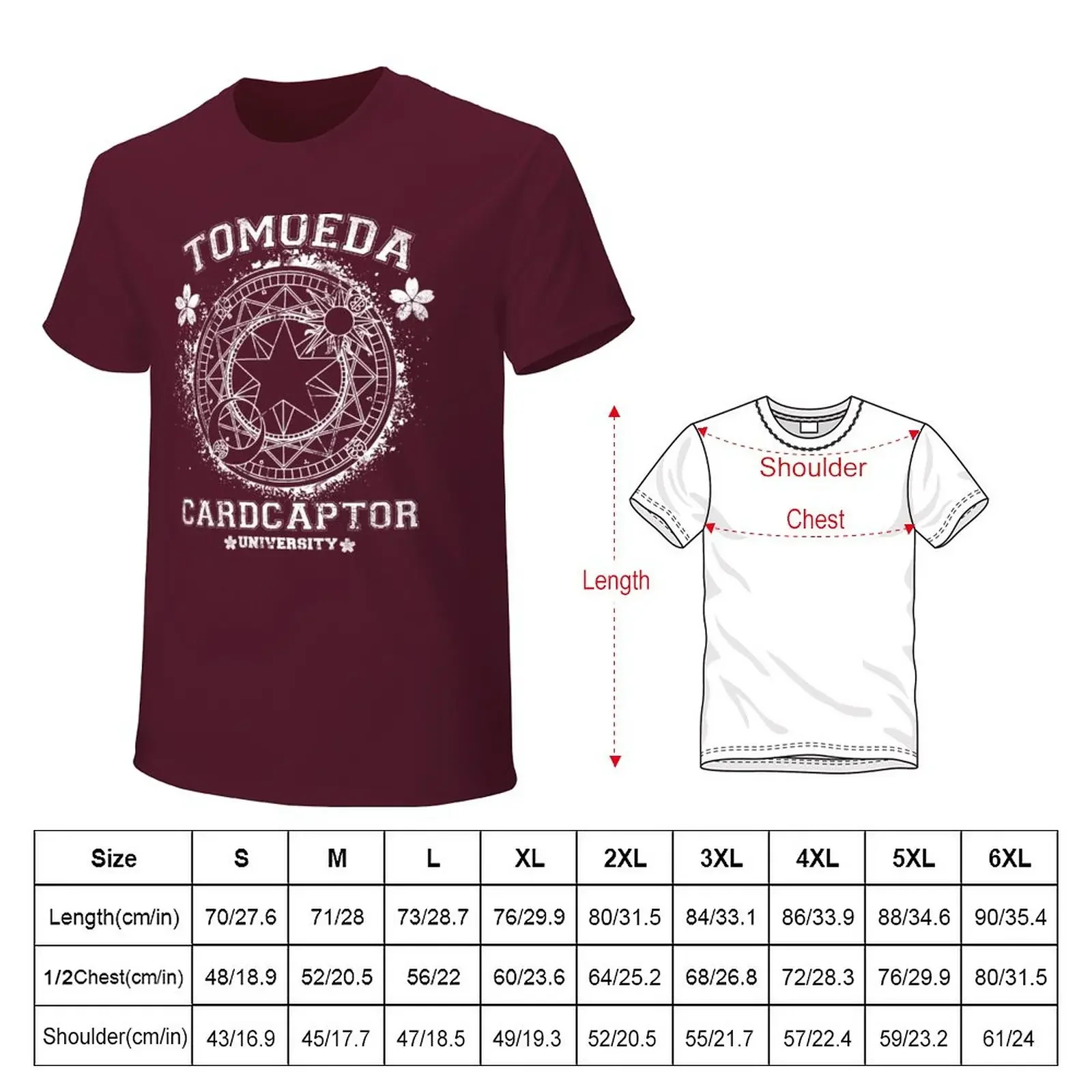 Tomoeda Cardcaptor University T-Shirt boys animal print quick drying mens t shirt