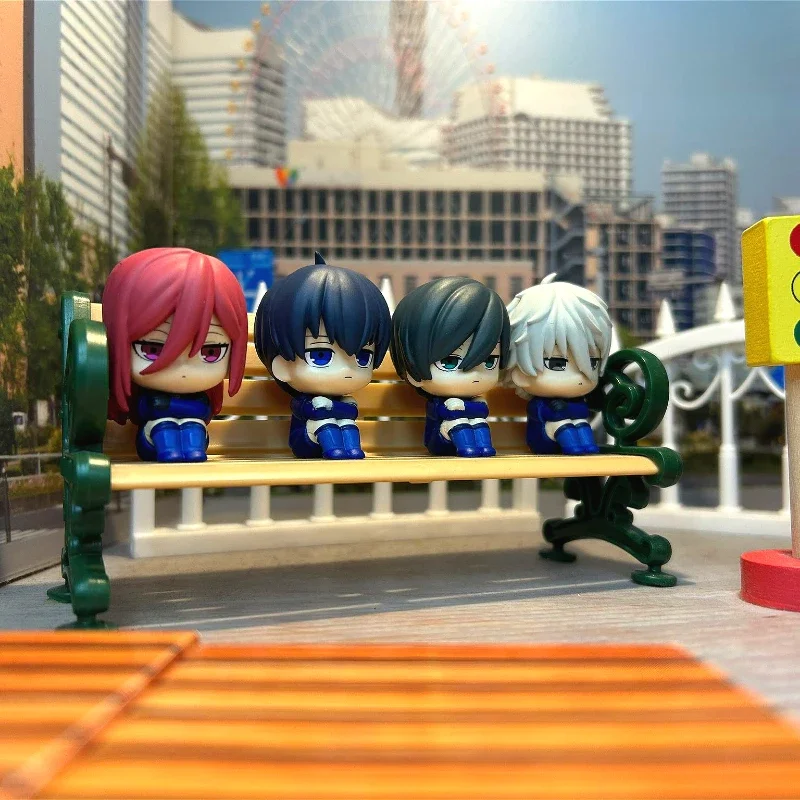 Original capsule toys cute Blue Lock Waiting Figure Mascot Yoichi Isagi Rin Itoshi Nagi Seishiro Chigiri Hyoma gashapon ornament - Image 4