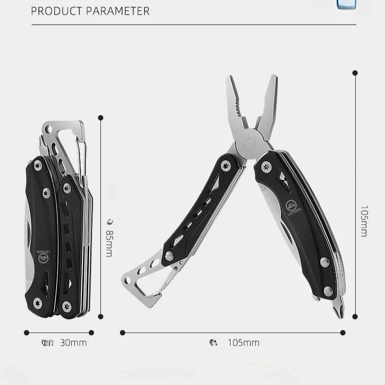 

New Multi Functional Folding Pliers for Outdoor Portable Camping and Hiking Creative EDC Pocket Tool Multi-purpose