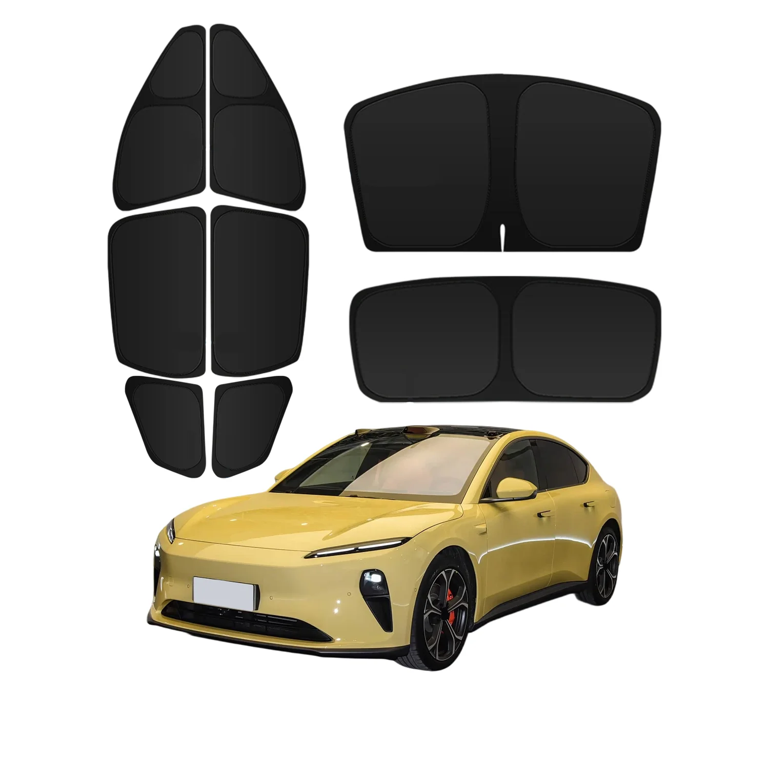 

For NIO ET5 T 2022-2024 Car Sunshade Front Rear Windshield Sun Shade Side Window Shades Cover Sun Visor Shield Protectors