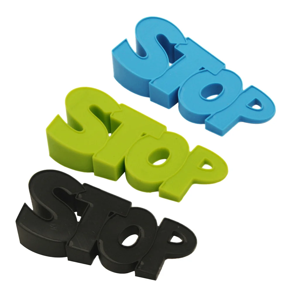 2 قطعة سدادة سيليكون مكافحة البطل حماية موضة إلكتروني تصميم الجدار توفير الوفير صديقة للبيئة حامل الباب شفط