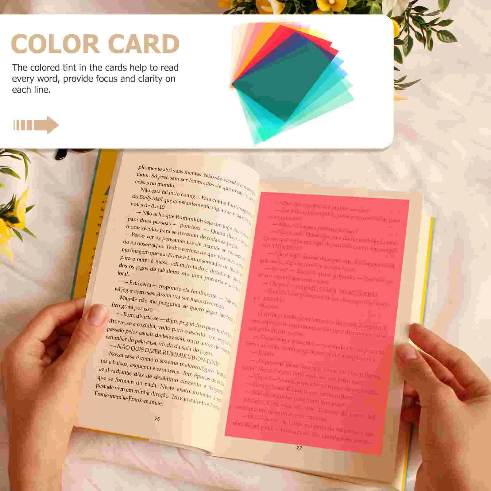 12 Pcs Read Cover Sheet Teaching Supplies Reading Tracking Strip Bookmarks Highlighter Strips Pvc Rulers Guided Child Scale