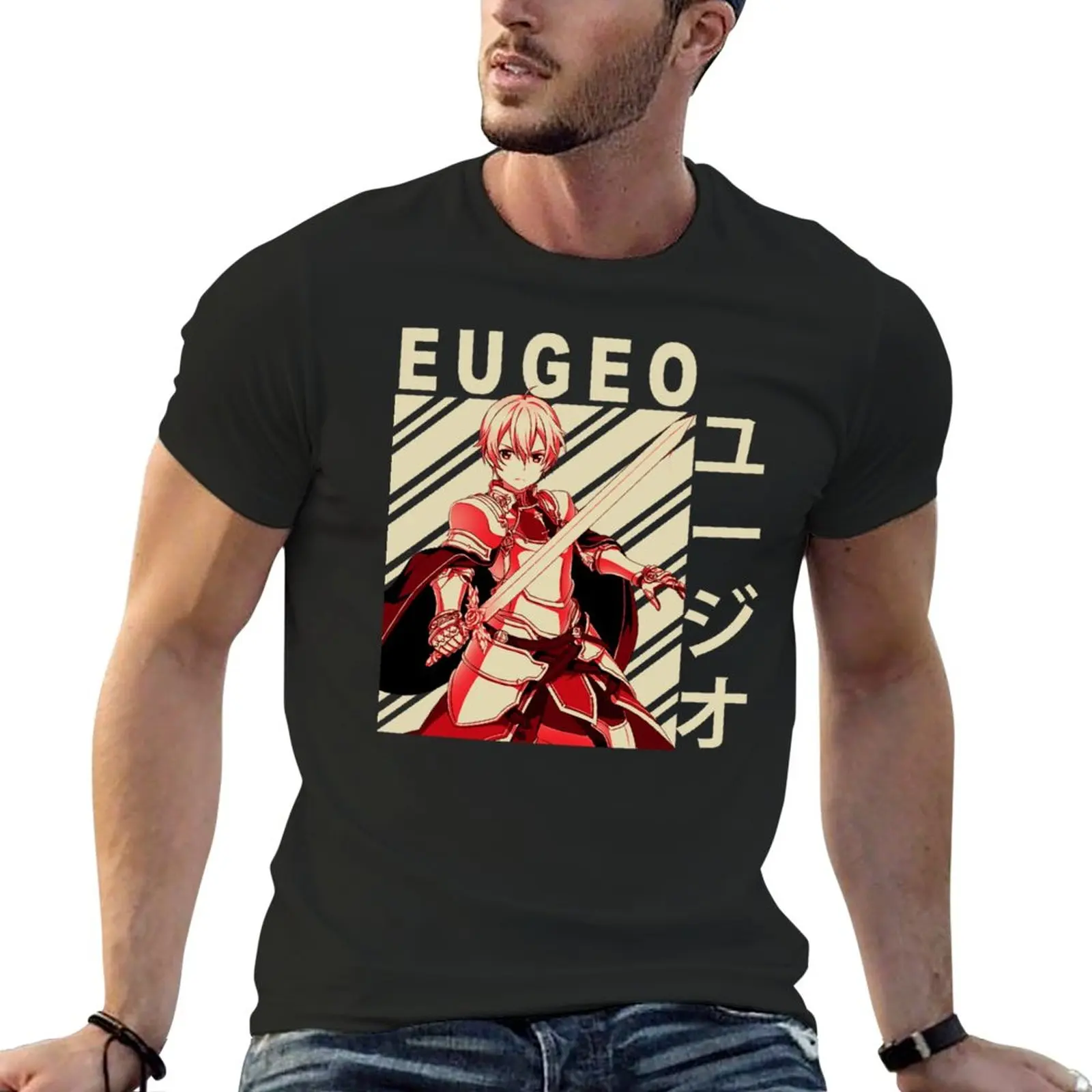 Eugeo - Art Vintage T-shirt classique T-Shirt cute clothes boys animal print shirt Men's cotton t-shirt