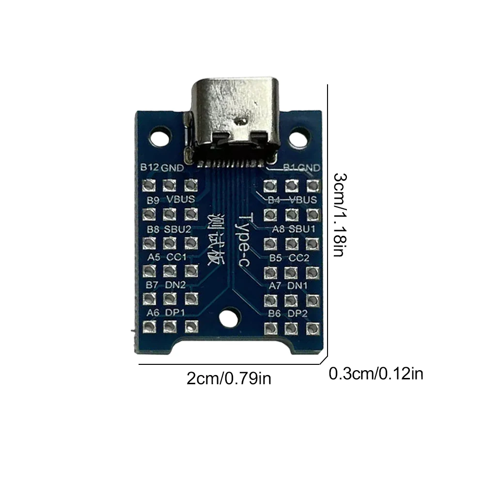 واجهة USB USB USB Type-C اختبار شحن مجلس Type-C USB 3.1 أنثى PCB محول كابل البيانات لوحة الكشف