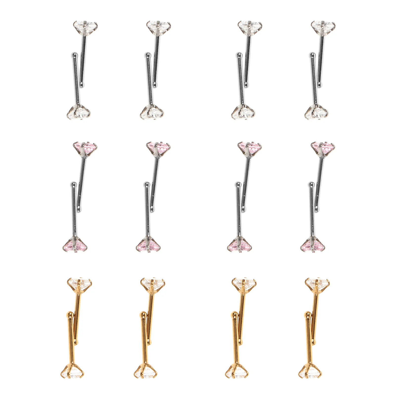 

24Pcs Nose Rings for Women Exquisite Stainless Steel Jewelry Gifts Nose Ring,nose Piercings,nose Studs,nose Rings for Women