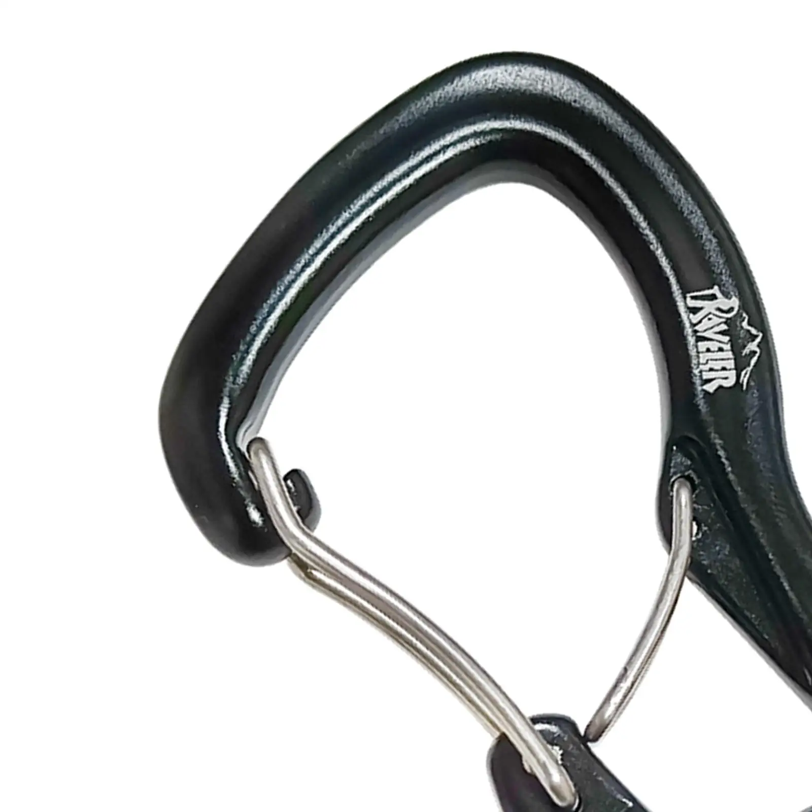 Hammock Carabiner Aluminum Lock 8kN Buckle  Climbing Hook Double Elastic Steel Wire Door for Traveling Camping Hiking Outdoor