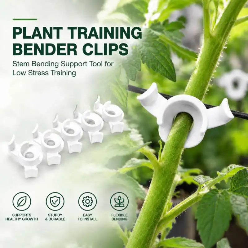 Plant Training Bender Clips Stem Bending Support Tool for Low Stress Training Garden Grow Tent Accessories