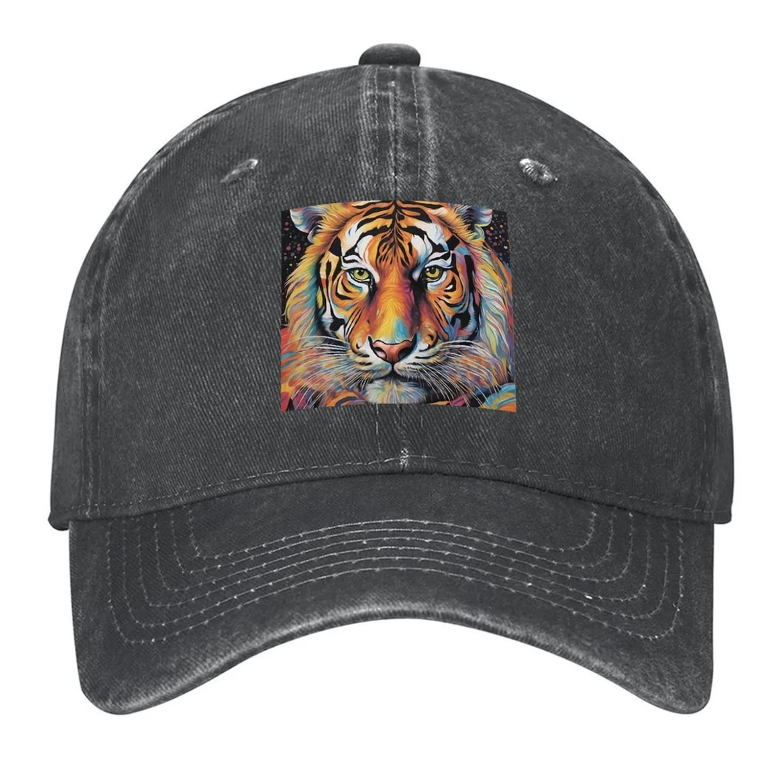 

Majestic Prism Tiger Baseball Cap Luxury Man Hat Hat Baseball Cap Golf Wear Beach Bag Men's Caps Women's