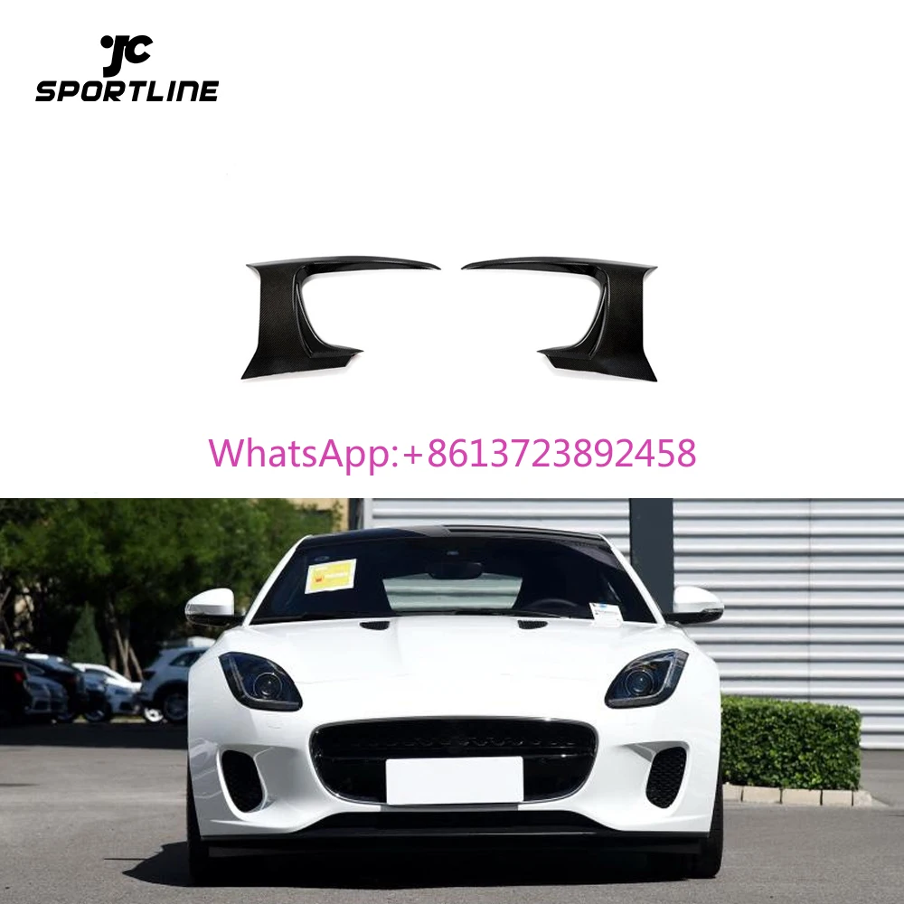 

Dry Carbon Fiber F-Type Front Bumper Trim Scoop for Jaguar F-Type X152 Base Coupe 2-Door 2020-2021