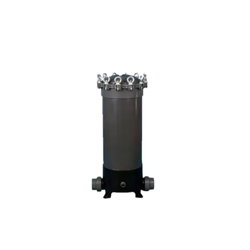 

9DC4 UPVC Cartridge 40inch Elements Industrial RO Water Treatment Plant Filter Housing For Sea Water-9 Core Pressure Vessel
