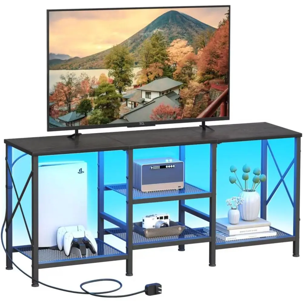 Tv Stand With Led L…