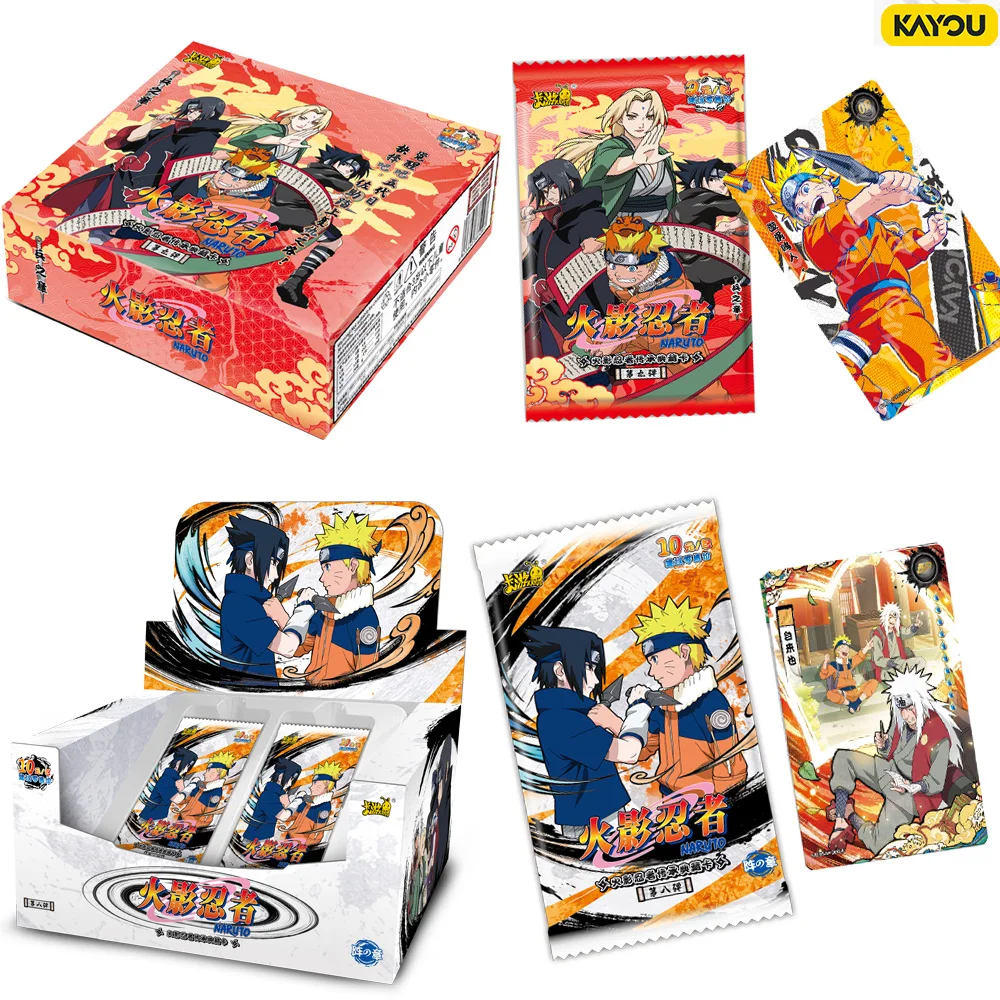 Image of Original KAYOU Naruto Erbe-Sammlerkarten, Burning Will Serie Mini-Radiergummi-Figuren, Anime-Sammelspielzeug & Geburtstagsgeschenk