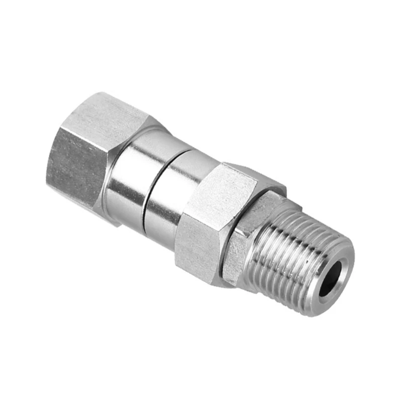 Stainless Steel Pressure Washer 3/8inch NPT Male Thread Fitting Kink Drop shipping