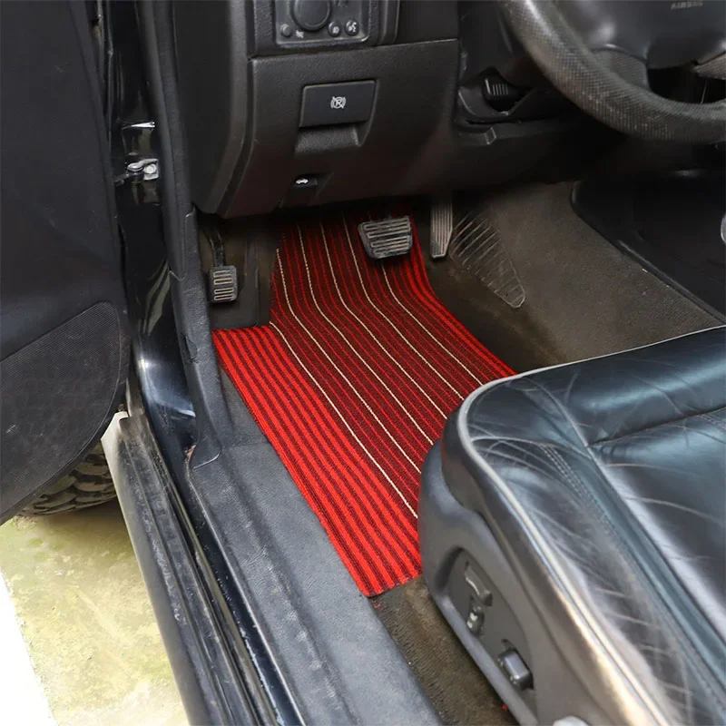 For Hummer H3 2005 2006 2007 200 2009 TPE Red Car Floor Mat Waterproof and Wear-resistant Carpet Car Accessories