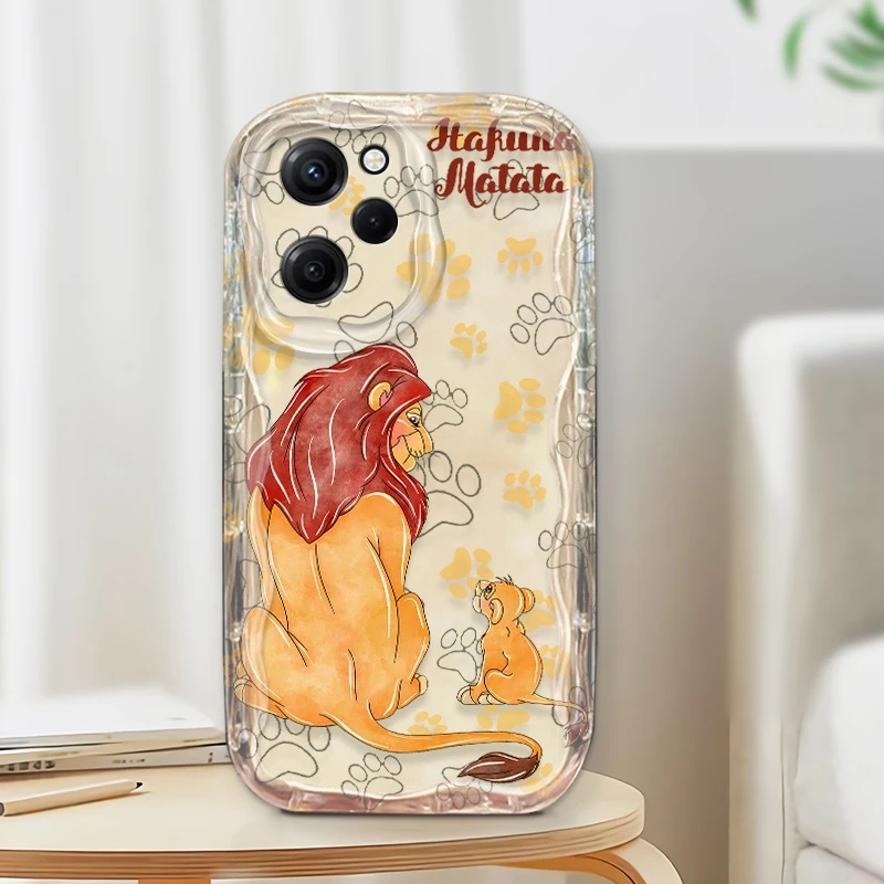 The Lion King Hakuna For Redmi Note Redmi Note 13 12 12Pro 11 10 Pro POCO F4 X3 X4 GT X5 X6 Wave Oil Phone Case