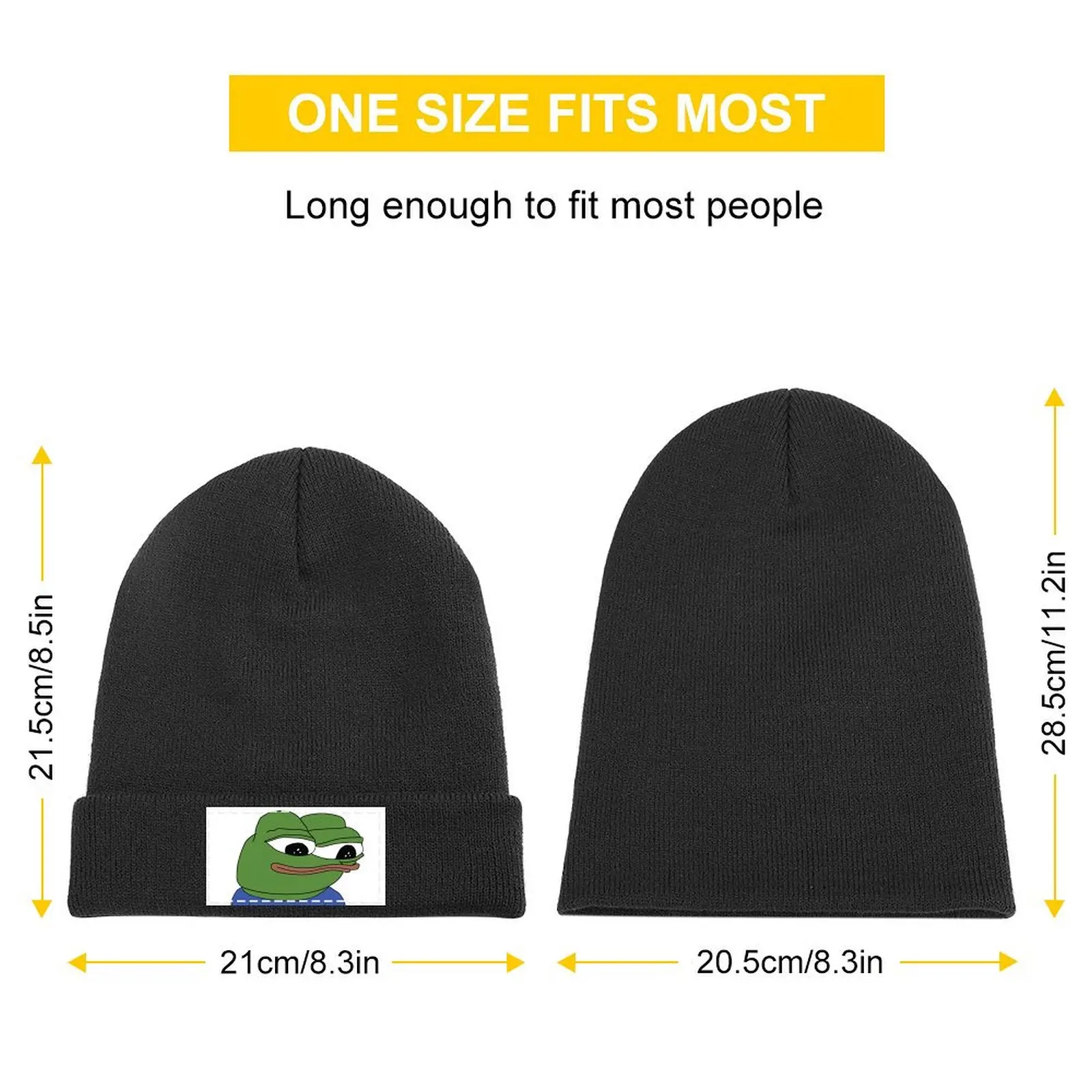 Classic Pepe the frog helper Apu - Meme Knitted Cap Luxury Hat New Hat dad hat Golf Cap Baseball For Men Women's