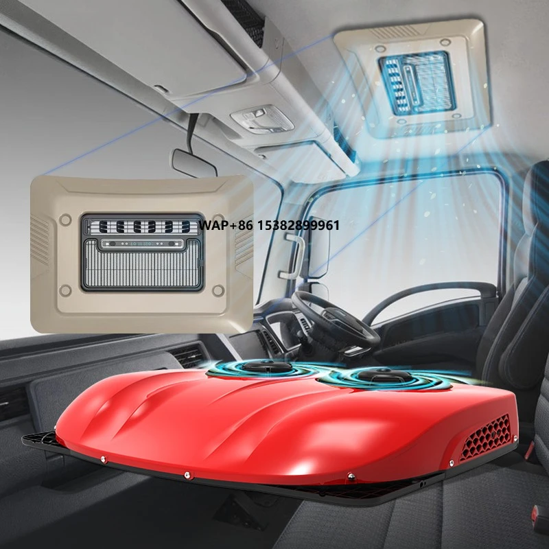 Lightweight 12V 24V Roof-Mounted Cars/Trucks/Campers Electric AC Rv Air Conditioner 8200btu Silent Auto Parking Conditioner