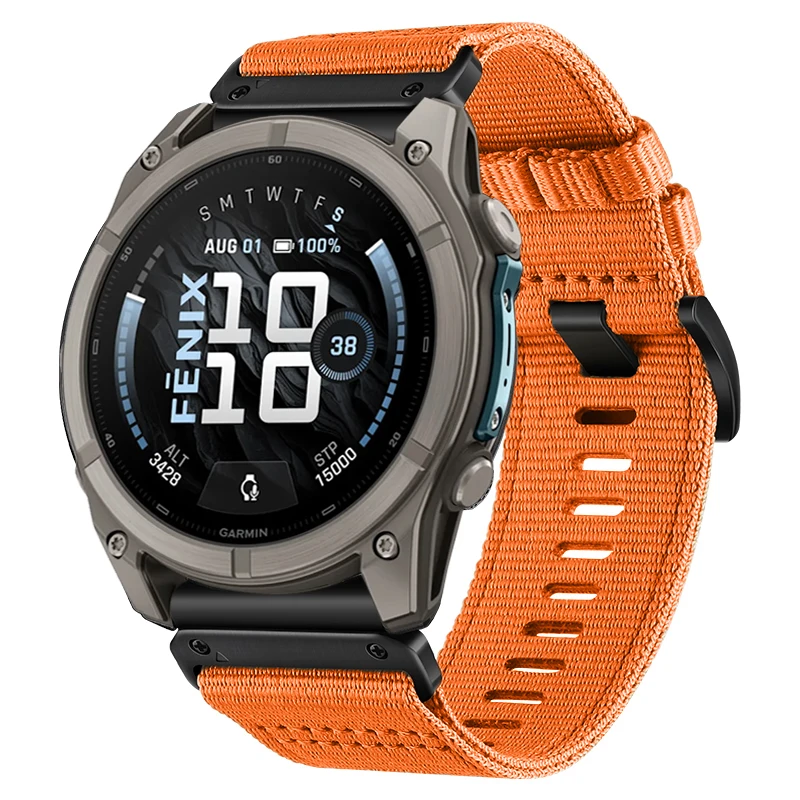 QuickFit Canvas Watchband 22mm/26mm for Garmin Fenix 9 9Pro 8 7 7X pro 6 6X Epix pro 2 5 5X plus Enduro 3 2 Strap Bracelet