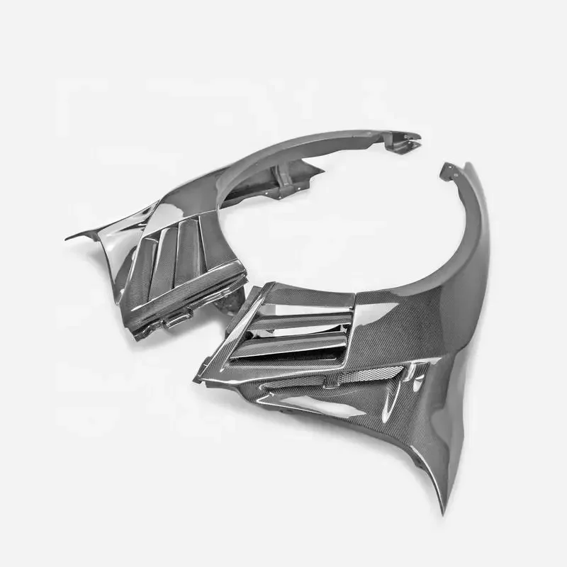 VRS نمط ألياف الكربون المصد الأمامي درابزين لنيسان GTR R35 2013 Ver الجبهة تنفيس الحاجز الجناح