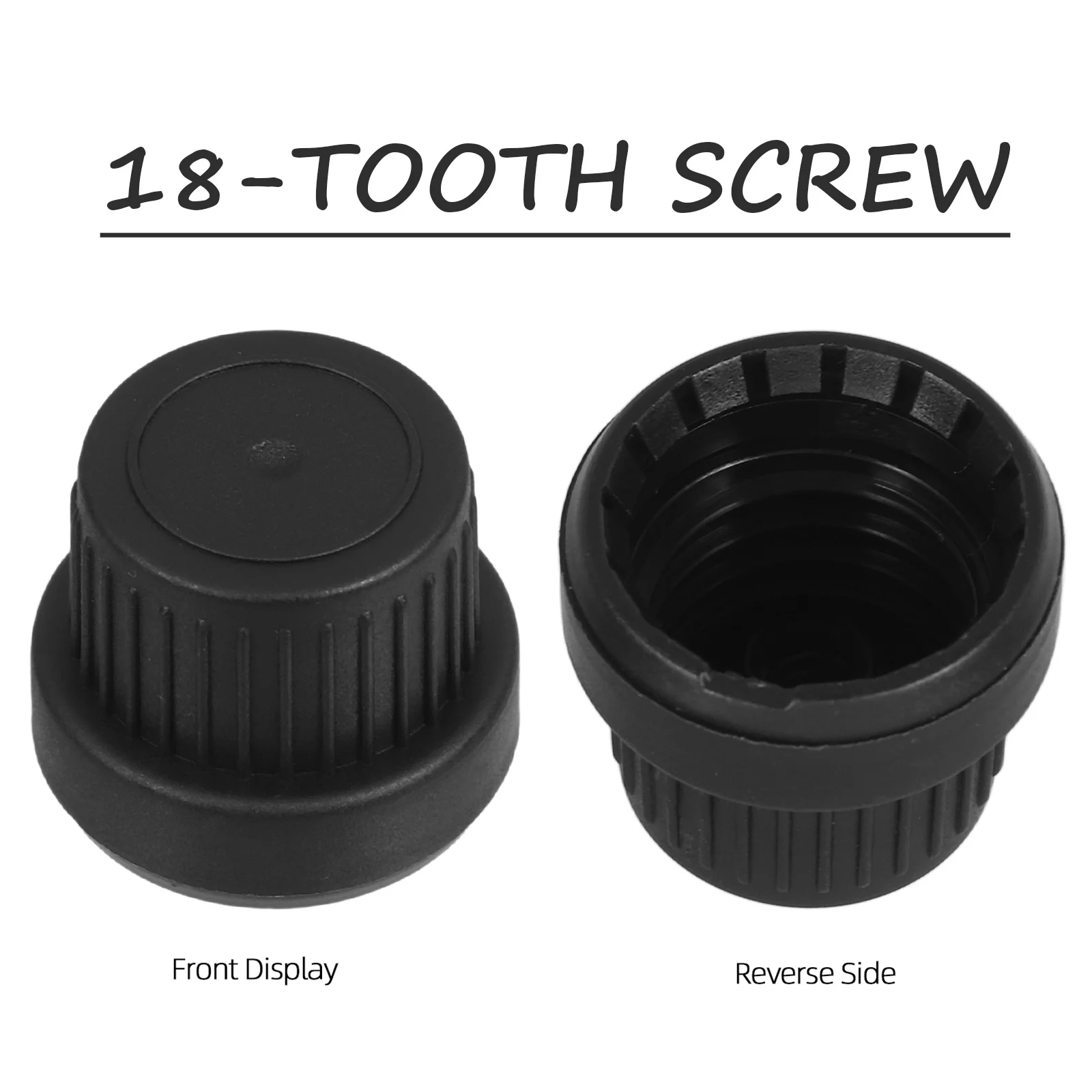 

30Pcs Large Cap Anti-Theft Lid for Essential Oil Bottles Smooth Inner Thread Reusable Sealing Dropper Bottle Cap Replacement