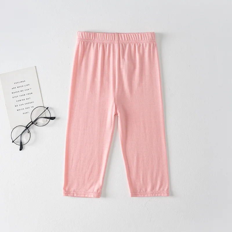 3-12 anni pantaloni per ragazze al ginocchio pantaloni per bambini Color caramella abbigliamento corto per bambini primavera-estate pantaloni per