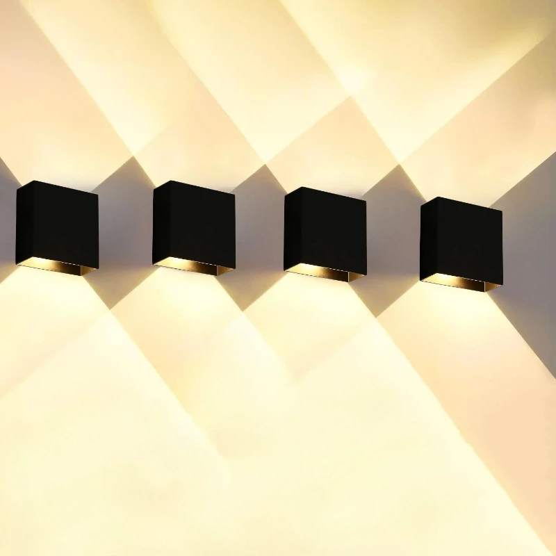 

Outdoor Lighting Wall Sconce with 7W LED Bulbs Waterproof Aluminum Up and Down Wall Lights for House Garage Porch Doorway
