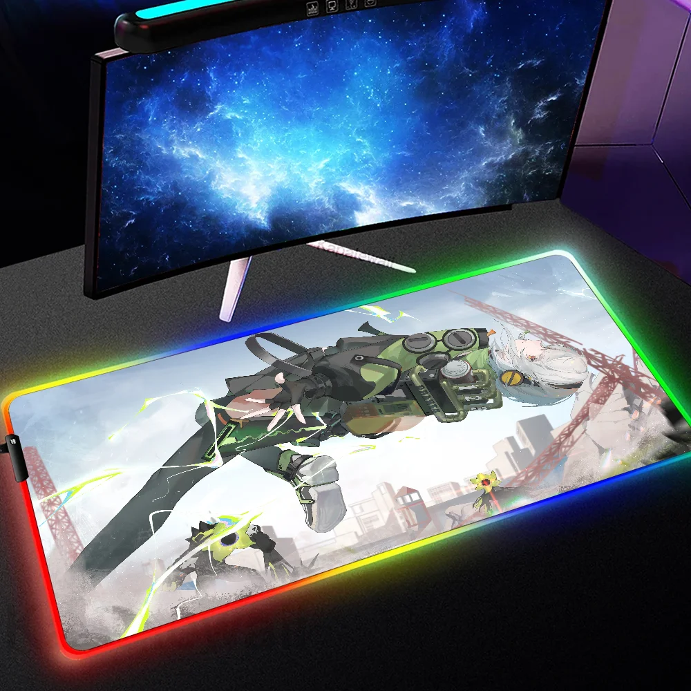 

Rgb коврик для мыши Anby Derama zenless zero zone Xxl, коврик для ноутбука 900x400, клавиатура с подсветкой, геймерские настольные коврики для девочек, HD Аниме, Настольный коврик Cs Go