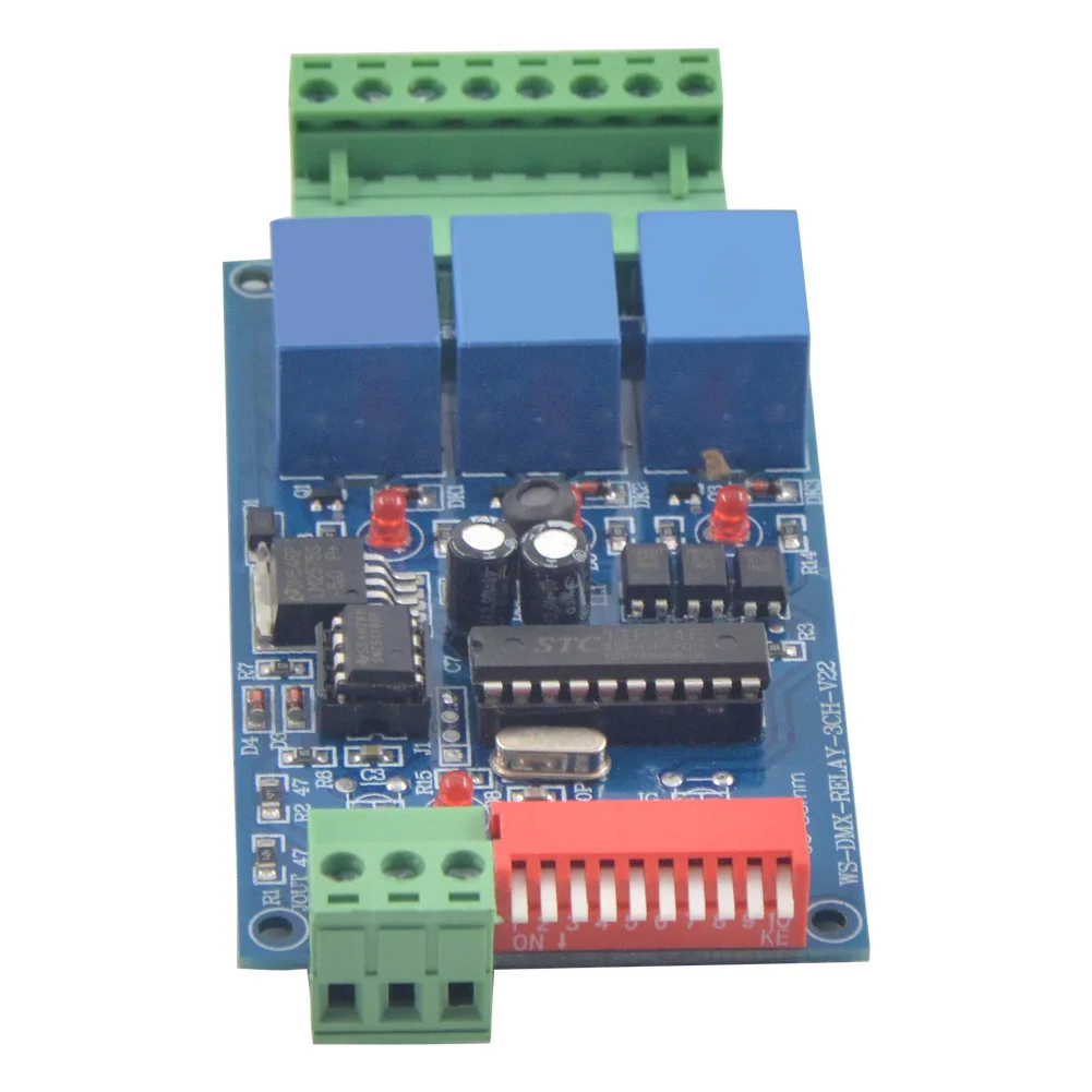 

LED Decoder ForDMX Relay 3 Channel 5A For DMX512 Controlled Relay Switch Kit DIY Converter Dimmer Relay Solar Power Accessories