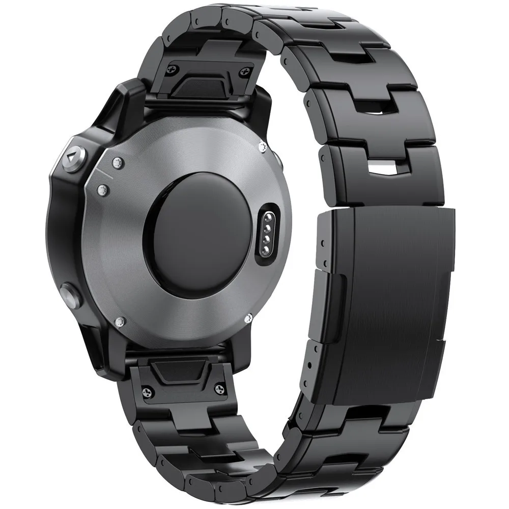 สายรัดข้อมือไทเทเนี่ยม1ชิ้นสำหรับสายรัดข้อมือกำไลข้อมือทดแทนสำหรับ7X 7PRO Garmin/fenix6 6X รุ่น YZ