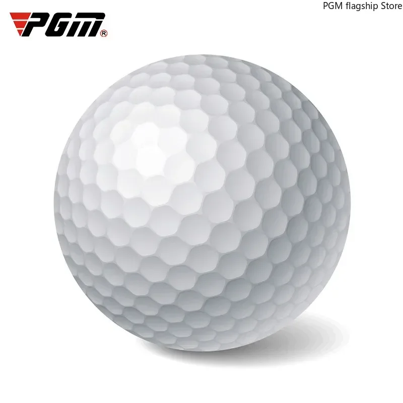 PGM 10pcs GOLF Practice Ball Golf Double-layer Practice Ball Hardness 75 Blank Ball Q003