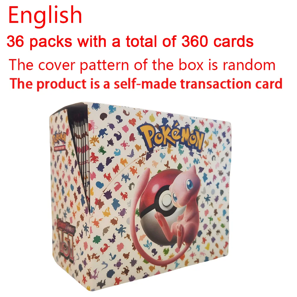 36-pack Pokémon TCG: Scarlet & Violet Eternia Astral Radiance Obsidian Flames Booster Box Pokémon Game zelfgemaakte kaarten