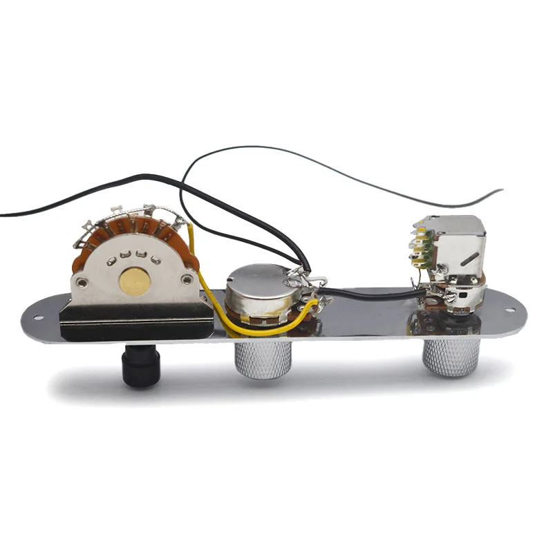Guitar Electronics Kit 3-Way Switch 250K Push-Pull Potentiometer Coil Split  223J Capacitor For TL Guitar Electronics