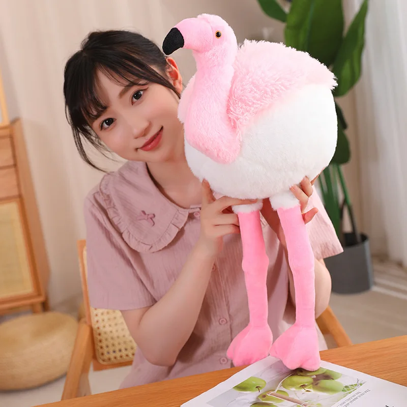 

Hot 3 Sizes Fluffy Flamingo Plush Toys Sleep Pillow Cute Stuffed Animal Crocodile Plushies Doll Children's Birthday Gift