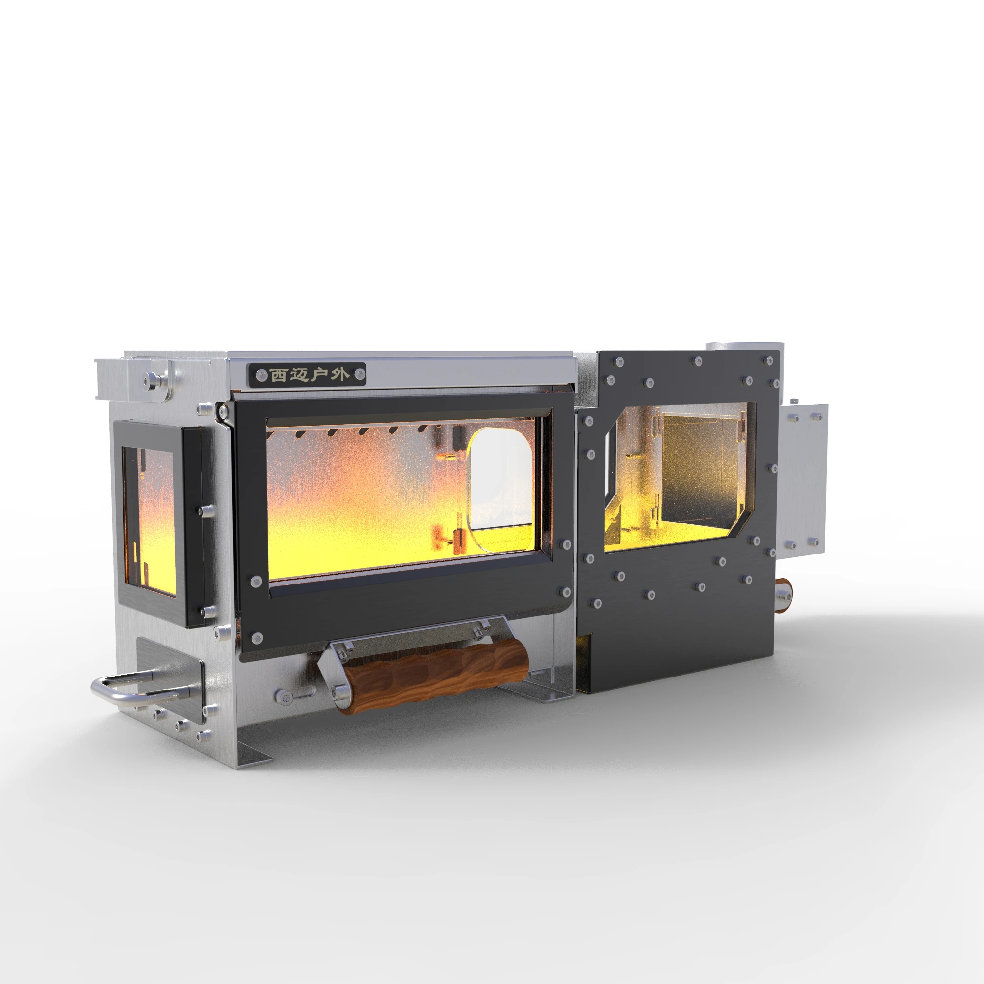 Camping Multi Function All in One Pellet Wood Stove With Wood Pellet Burning