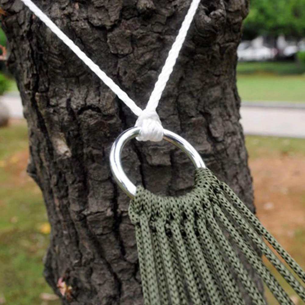 2pcs Park Garden Tree Hanging Swing Chair Bed Braided Strap 2m Hammock Tied Rope