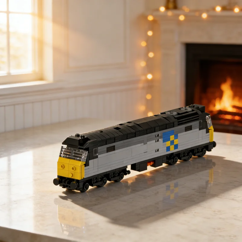 

476 шт. MOC Creator 4 Wide BR Class Diesel Локомотив Модель поезда Строительные блоки Архитектурная игрушка Рождественские подарки Идея Образование