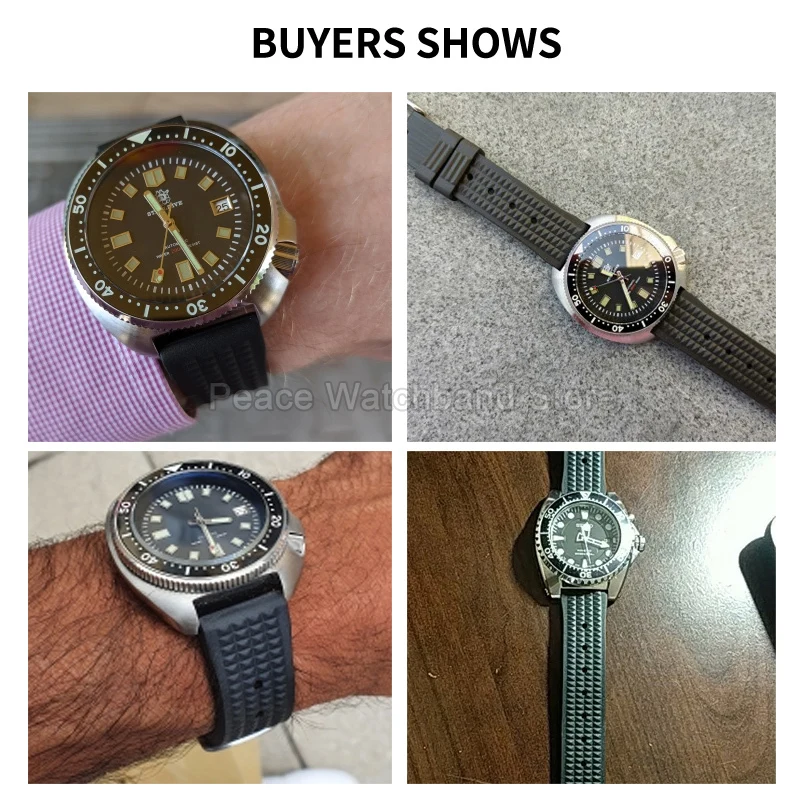 20 22 ملحق ساعة سيليكون أزرق برتقالي أحمر مرن قابل للتنفس لساعة Seiko Rolex MIDO Citizen Tissot ذات واجهة مسطحة