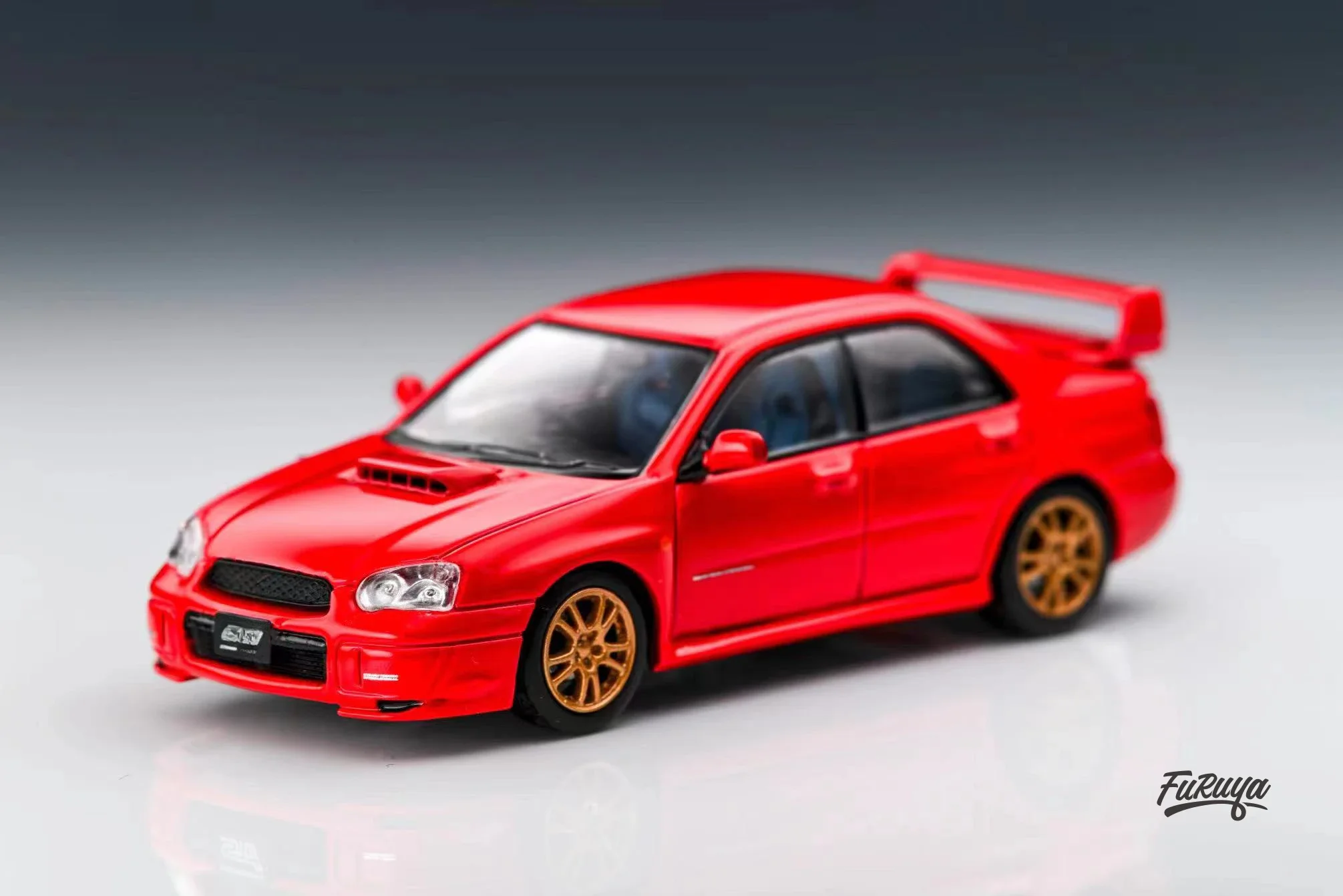 Furuya 1:64 STi Wagon GG /GC Blue Silver Red Diecast Model Car