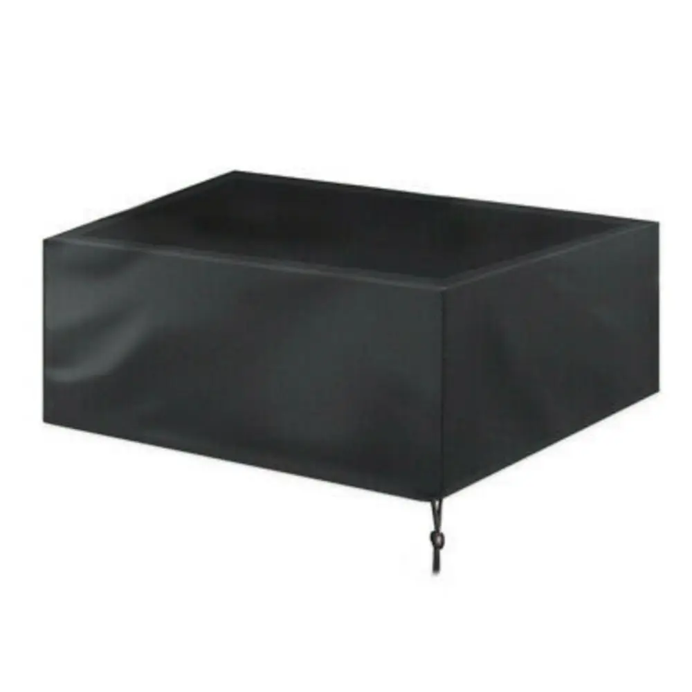 7/8/9 Feet Billiard Table Cover Oxford Cloth with Drawstring Pool Table Dust Cover Thickened Black Snooker Table Cover