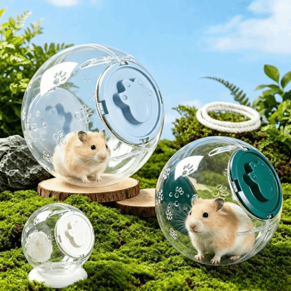 Portable Hamster Running Ball Escape Proof 12/15/18cm Hamster Exercise Ball Multi-function Durable Small Pet Running Ball