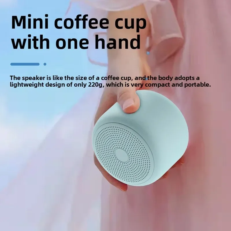Bluetooth Mini Speaker IPX7 Waterproof Outdoor Portable Mini Gradient Color Endurance Wireless Speaker
