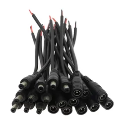 5/10 stks 5.5x2.1 Plug DC mannelijke of Vrouwelijke Kabel Draad Connector Voor 3528 5050 LED Strip Licht
