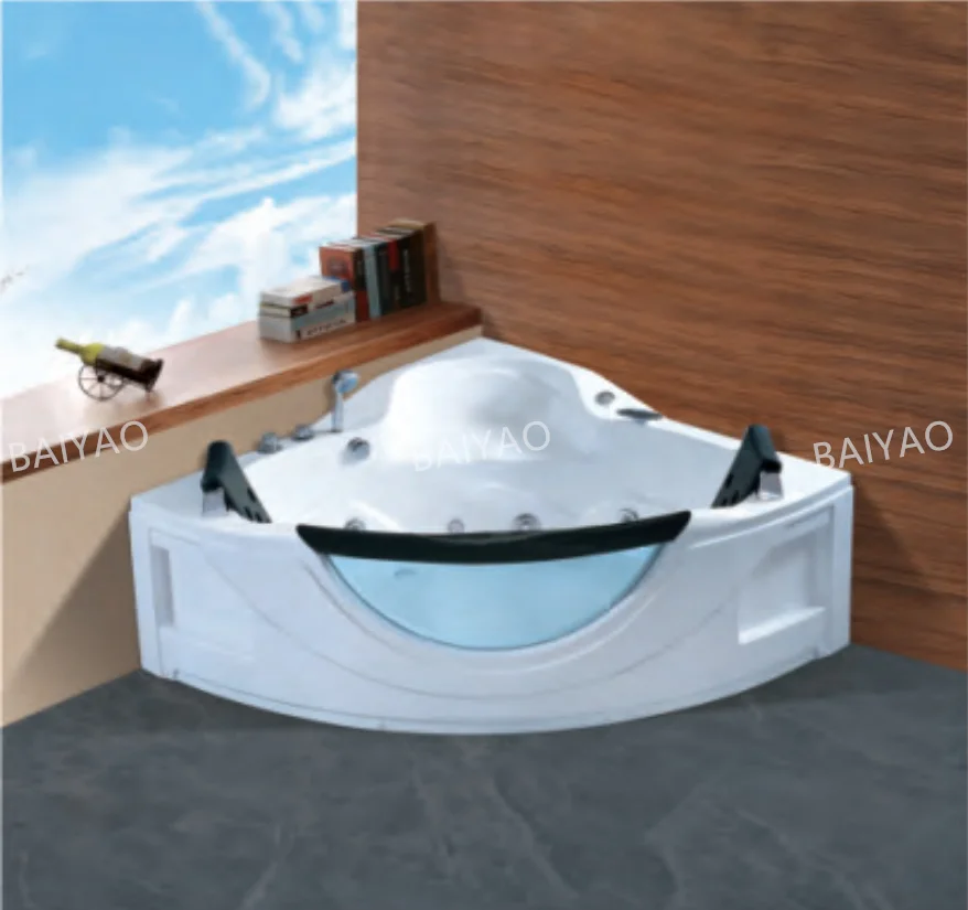 

Эксклюзивная импортная ванна на 2 человека с современной системой управления Бальбоа, просторный роскошный дизайн для частного комфорта релаксации