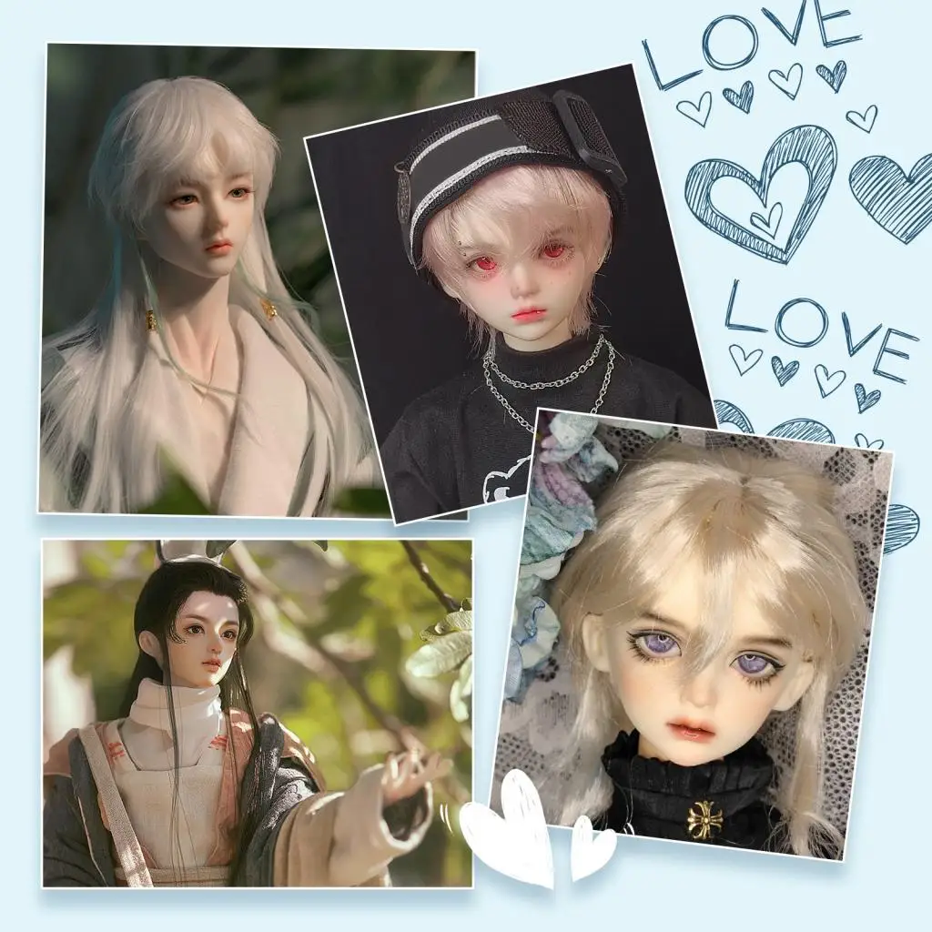 PVC Ball Jointed Doll Head 60cm Male DIY Craft Material for Makeup Practice and Custom Doll Design