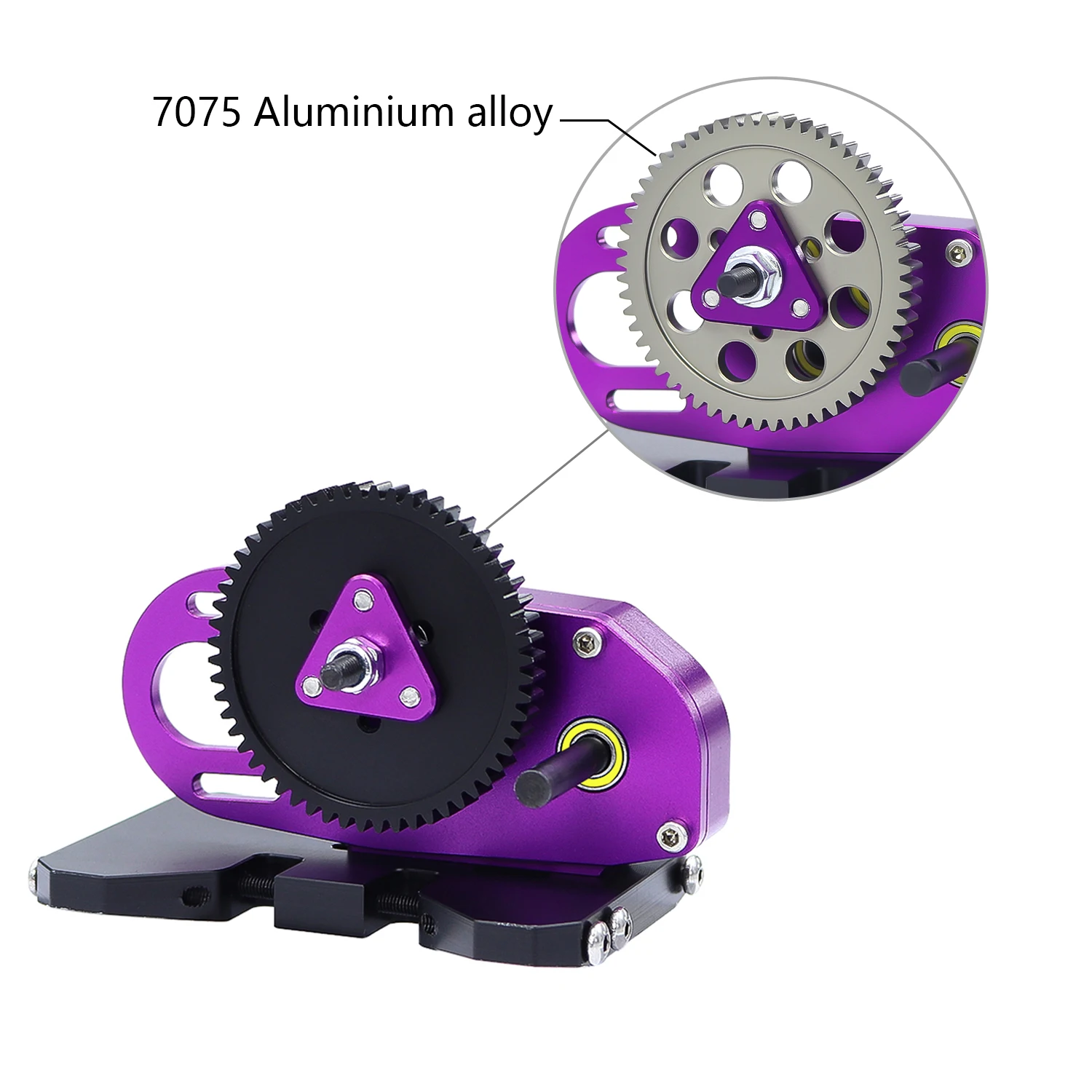 7075 Aluminum Alloy 56T Main Spur Gear For 1/10 Scx10 Trx4 2.Low Gearbox LCG Transmission (Dedicated) RC Car Upgrade Parts