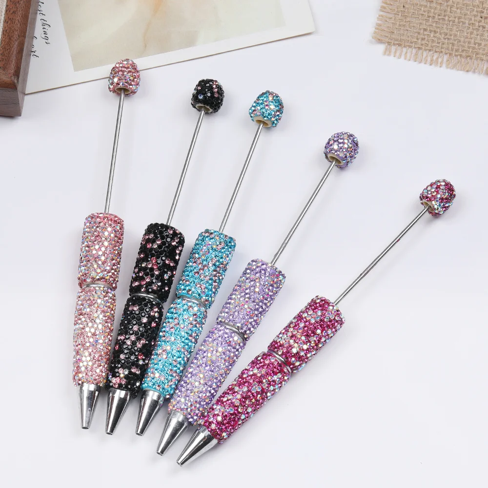 Cordial Design 20Pcs 16*145MM Beaded Pen Accessories/Jewelry Findings & Components/DIY Beadable Pen/Rhinestone Pens #17690