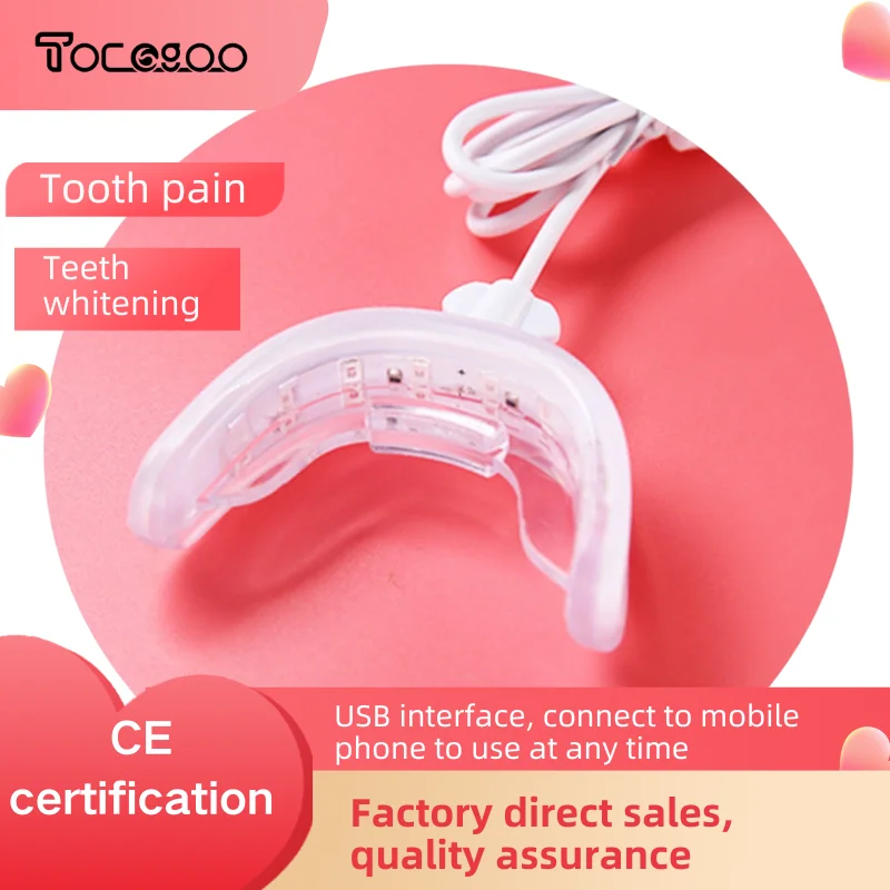 

Dental clinic red laser oral treatment braces, LED infrared light, portable treatment to relieve pain and whiten teeth
